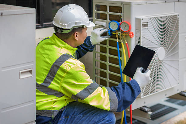 Professional Hvac Maintenance technician working in Eden, WI